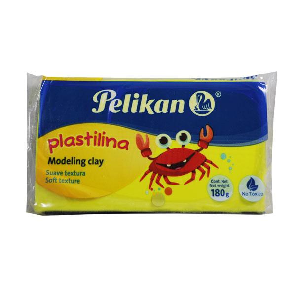 PLASTILINA BARRA 180 GR AMARILLO NEON PELIKAN MNK