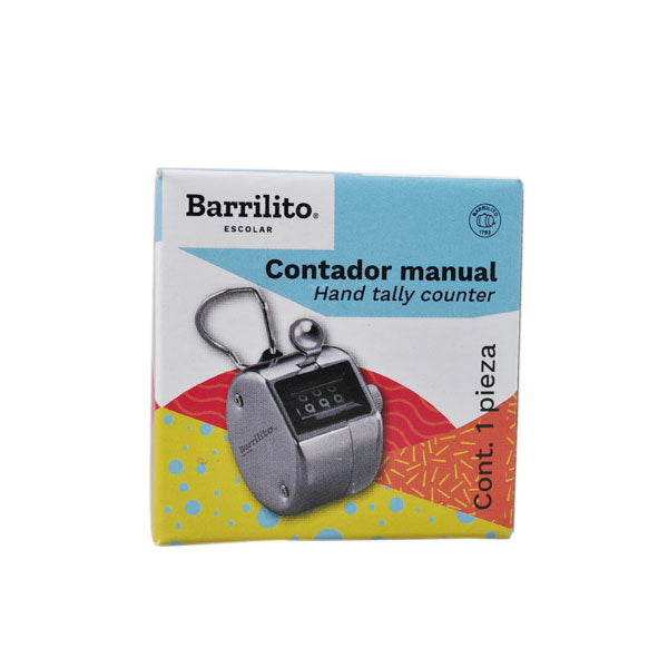 Contador Manual metalico Barrilito
