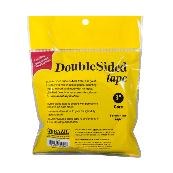 TAPE MOUNTING DOBLE CARA 25X18.3 MT BAZIC