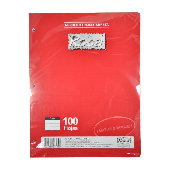 REPUESTO CARPETA 100 HJ RAYA 4104 MAN 8A MNK