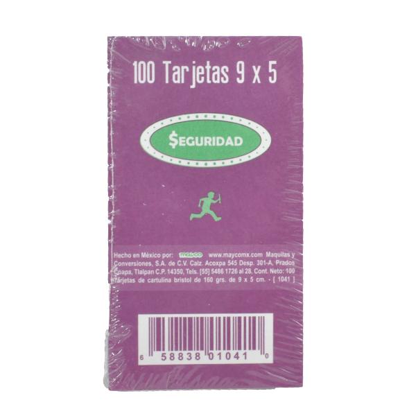 TARJETA PRESENTACION BLANCA 100 HJ 1041 MAYCO