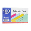 TARJETA INDEX 3X5 COLORES 100 HJ RAYA 517 BAZIC MNK
