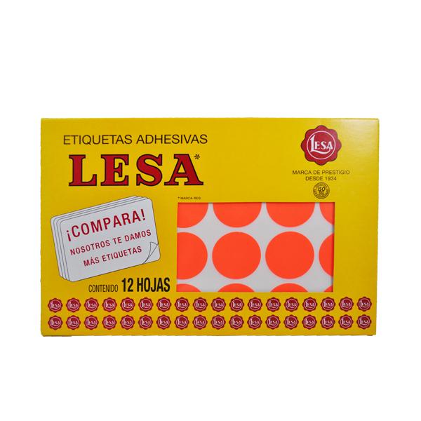 ETIQUETA NO CONTINUA #22 ROJO LESA