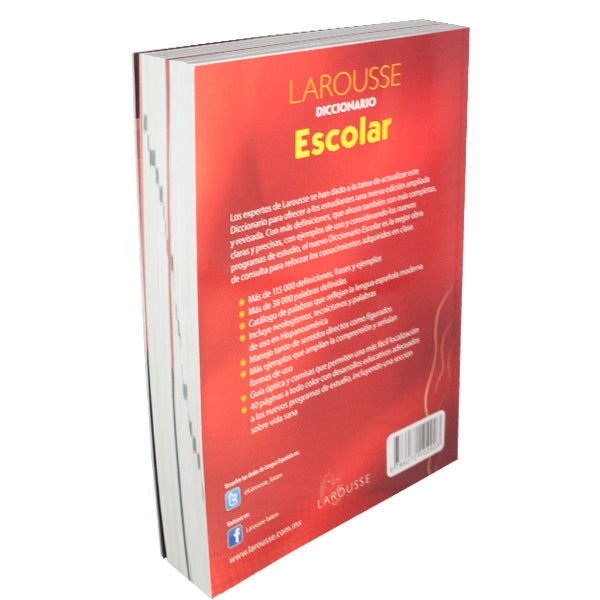 DICCIONARIO ESCOLAR ROJO 1065 LAROUSSE MNK