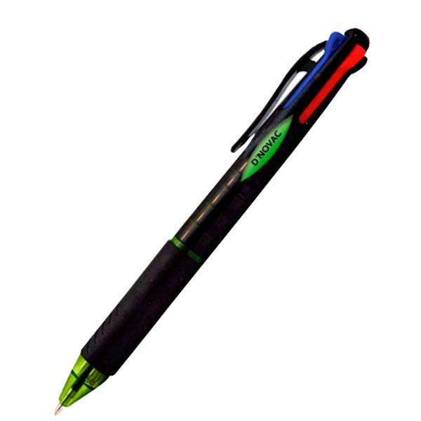 PLUMA RETRACTIL BL190 4 COLORES NOVAC MNK