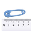 SEGURO PLASTICO BABY SHOWER NS-14 AZUL 12 PZ BRIDGECO