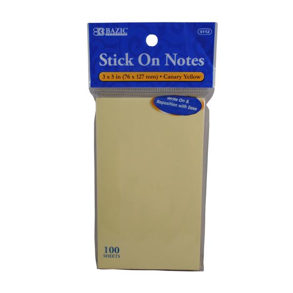 NOTAS ADHESIVAS PASTEL 3X5 100 HJ 5112 BAZIC