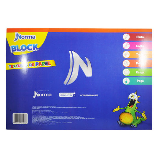 BLOCK PAPEL TEXTURAS NORMA