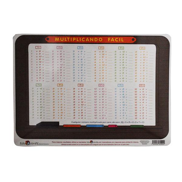 MANTEL INDIVIDUAL MULTIPLICANDO FACIL 502 EDUCACTIVITY