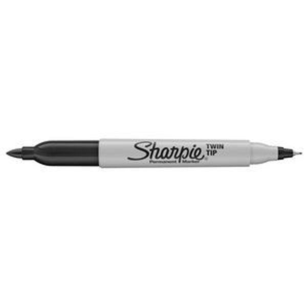 MARCADOR SHARPIE TWIN DOBLE PUNTA NEGRO NEWELL BEROL