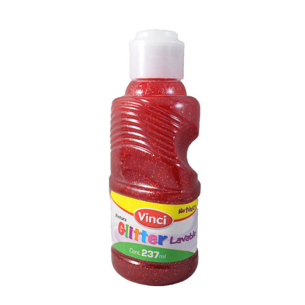 PINTURA DIGITAL GLITTER ROJO 237 ML DIXON