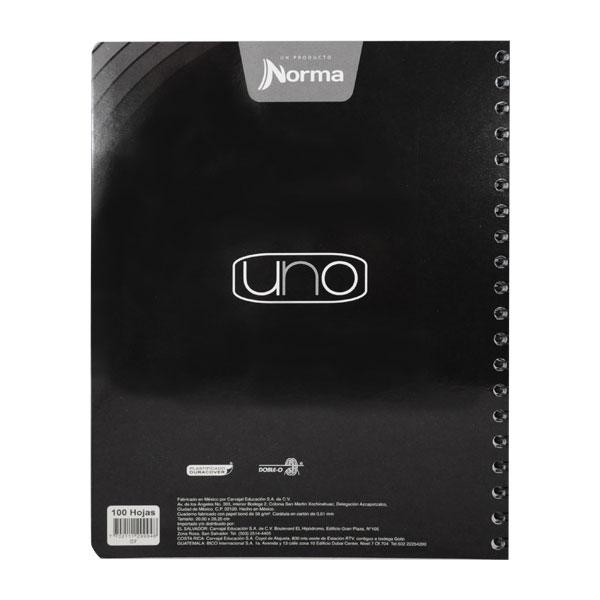 CUADERNO PROFESIONAL DOBLE ARGOLLA UNO 100 HJ C7 NORMA
