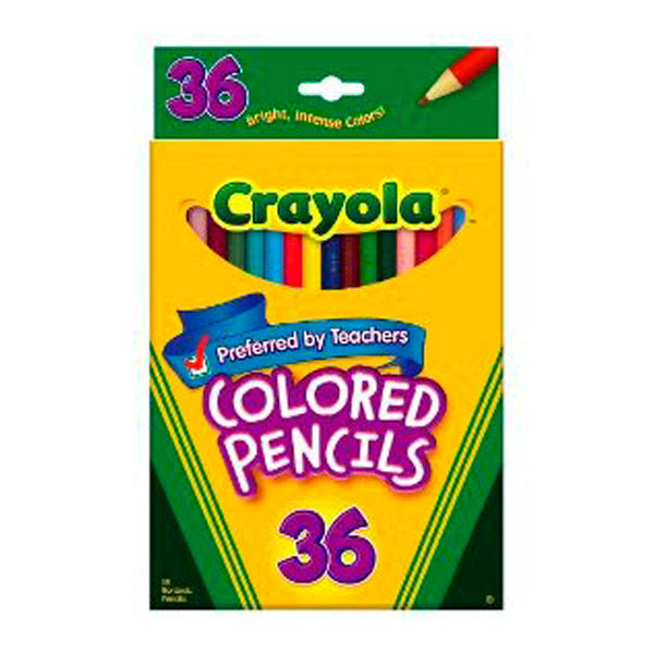 COLORES MADERA LARGOS 36 PZ CRAYOLA MNK