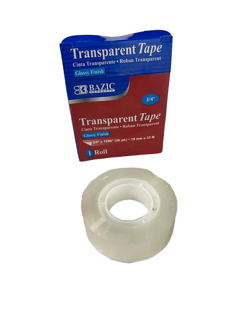TAPE TRANSPARENTE 18 X 33 MT 907 BAZIC