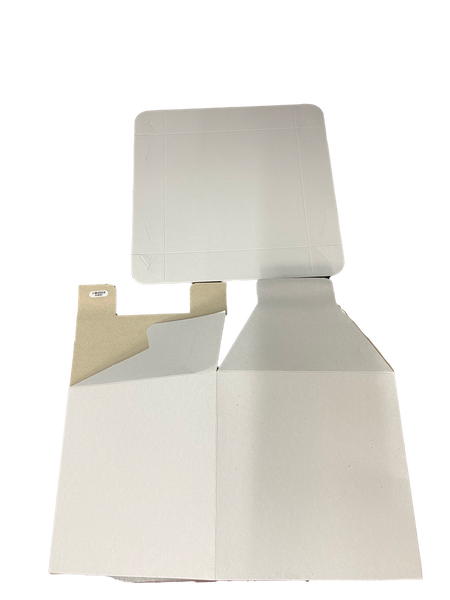 12 Cajas Cubo Blanca Lisa 15x15+15 Cm.