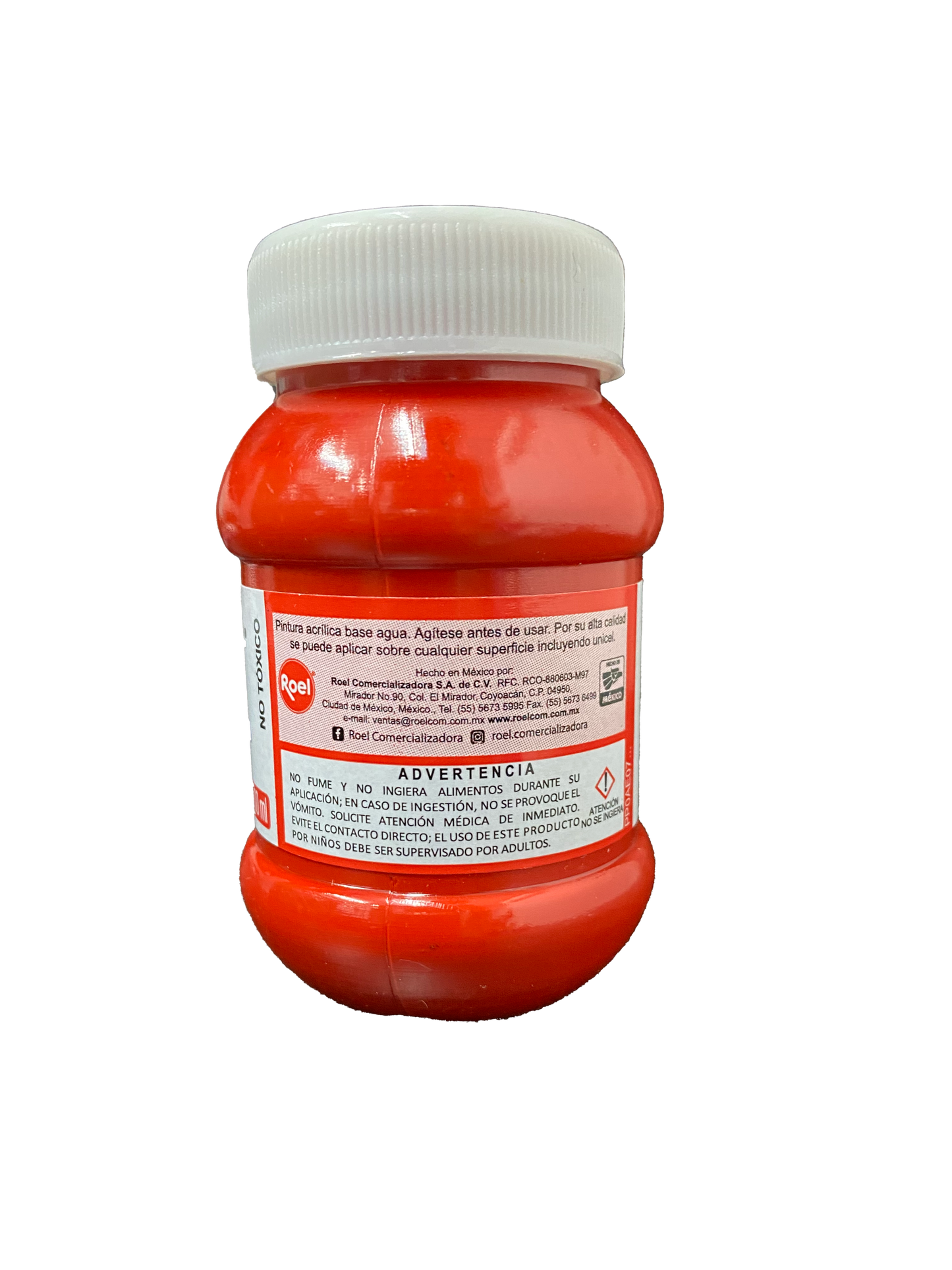 PINTURA ACRILICA 100 ML ROJO NIPON PINTART