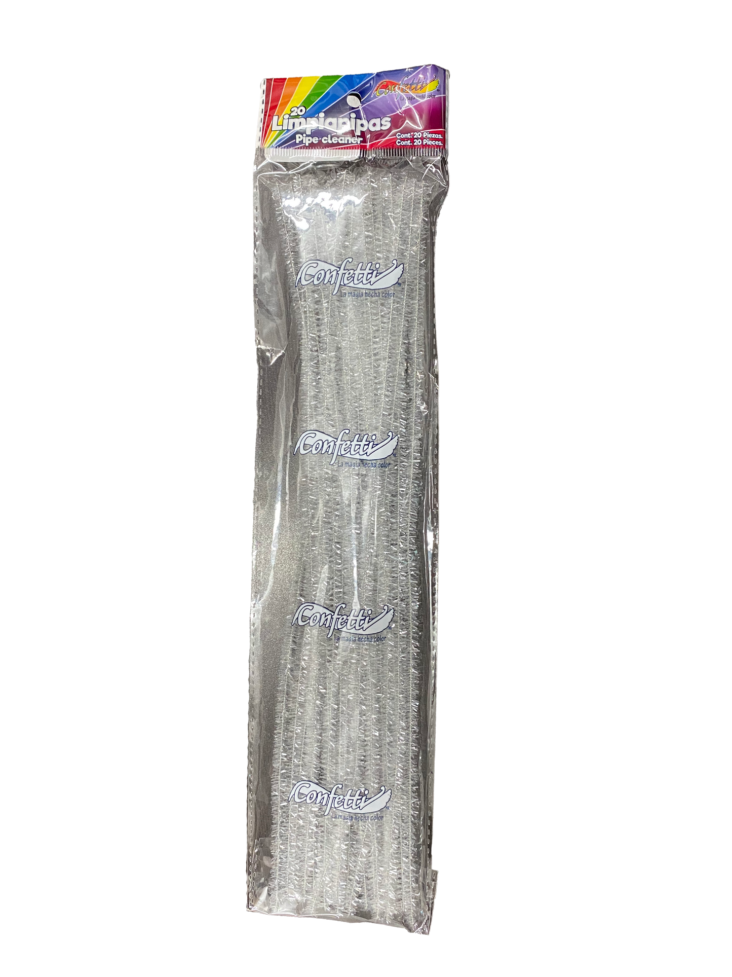 LIMPIAPIPAS METALICO BLANCO 20 PZ NAEN