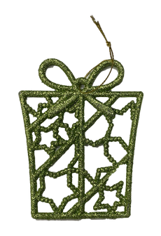 ADORNO REGALO NAVIDAD HT-A00282 VERDE MANZANA BRIDGECO