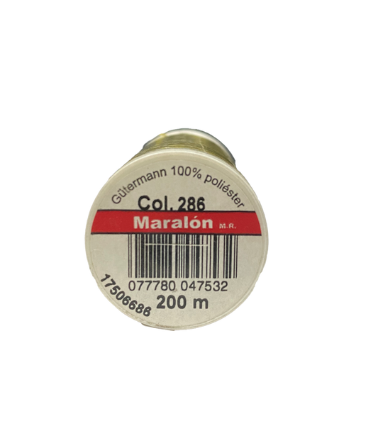 HILO MARALON VERDE OLIVO 286 GUTERMANN