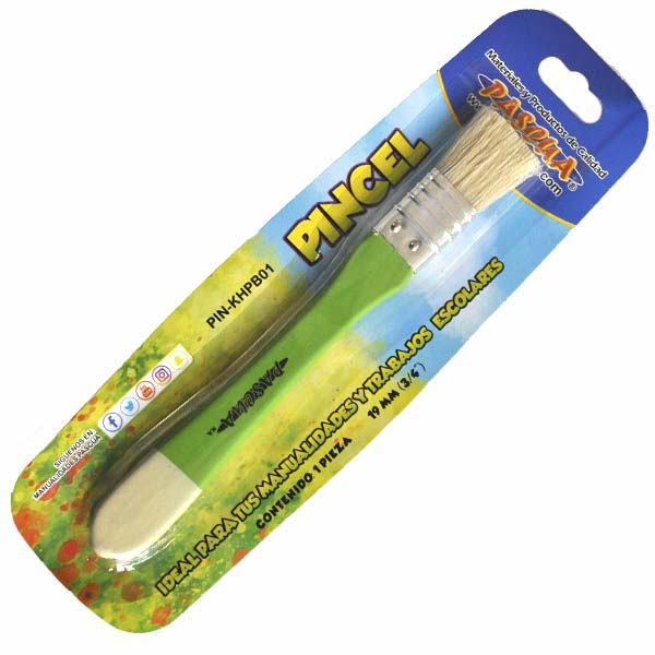 PINCEL PLANO 3/4 PULGADA KHPB01 PASCUA MNK