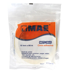 TAPE TRANSPARENTE 18X66 MT MCT-1865 MAE