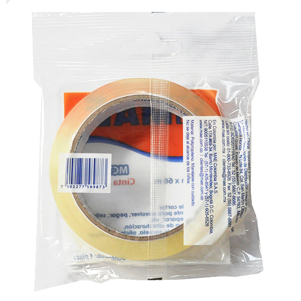 TAPE TRANSPARENTE 18X66 MT MCT-1865 MAE