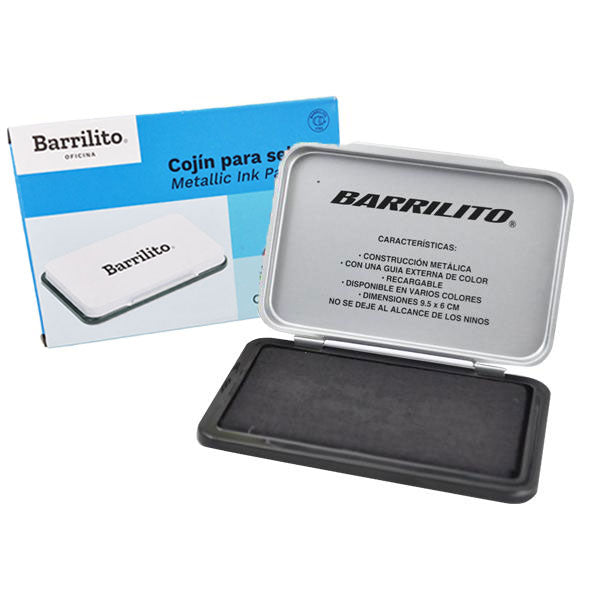 COJIN METALICO SELLO NEGRO CO3N GOBA BARRILITO