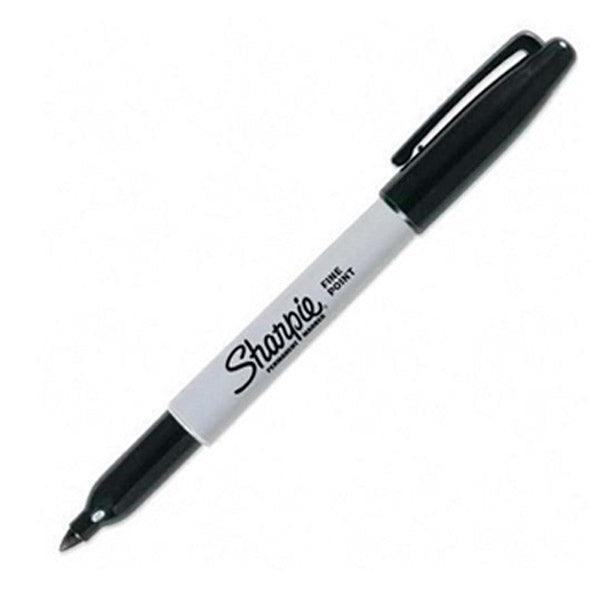 MARCADOR PERMANENTE SHARPIE FINO NEGRO NEWELL BEROL MNK