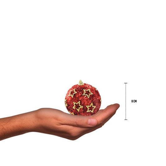 ESFERA 80 MM NAVIDAD HTA-07805 FIUSHA BRIDGECO