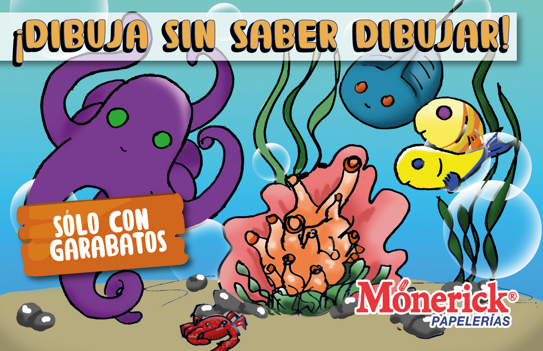 CREA UN DIBUJO A PARTIR DE GARABATOS