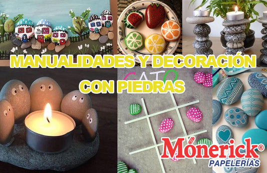 Manualidades decorativas con piedras