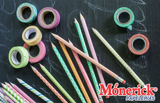Decora tus útiles escolares con Washi tape