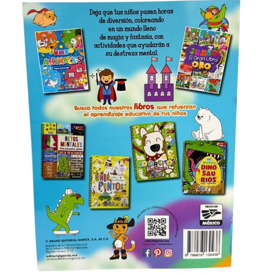 LIBRO ILUMINAR JUMBO FANTASIA 1214 EDITORIAL GARCIA MNK