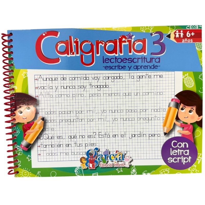 LIBRO ACTIVIDADES CALIGRAFIA 3 1327 EDITORIAL GARCIA MNK