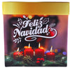 CAJA CUBO 15 X 15 NAVIDAD PADI