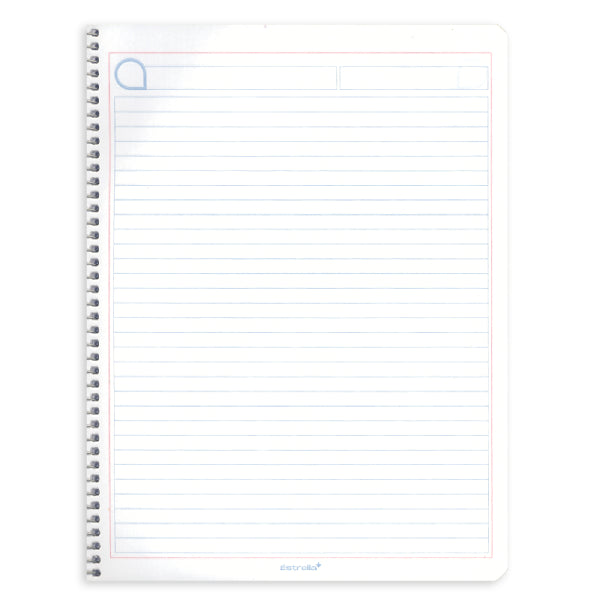 CUADERNO PROFESIONAL ESPIRAL 100 HJ MIXTO ESTRELLA MNK