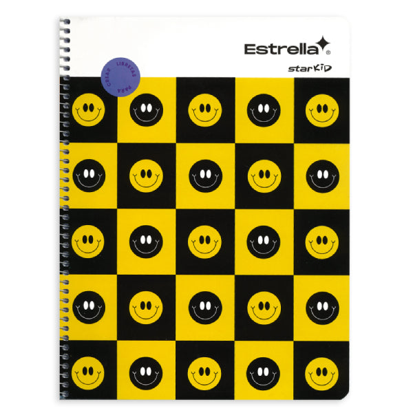 CUADERNO PROFESIONAL ESPIRAL 100 HJ MIXTO ESTRELLA MNK