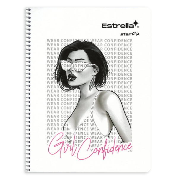 CUADERNO PROFESIONAL ESPIRAL 100 HJ MIXTO ESTRELLA MNK