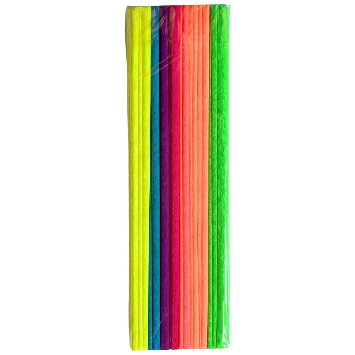 PAPEL CREPE COLORES NEON 10 PZ MNK