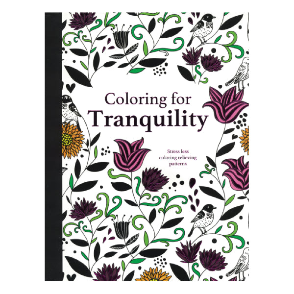 LIBRO ILUMINAR ANTI ESTRES COLORING FOR TRANQUILITY BAZIC