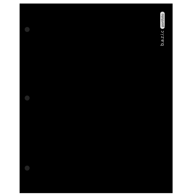 FOLDER CARTA COLORES BASICOS 2177 BAZIC MNK