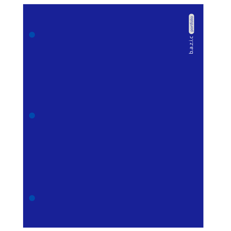 FOLDER CARTA COLORES BASICOS 2177 BAZIC MNK