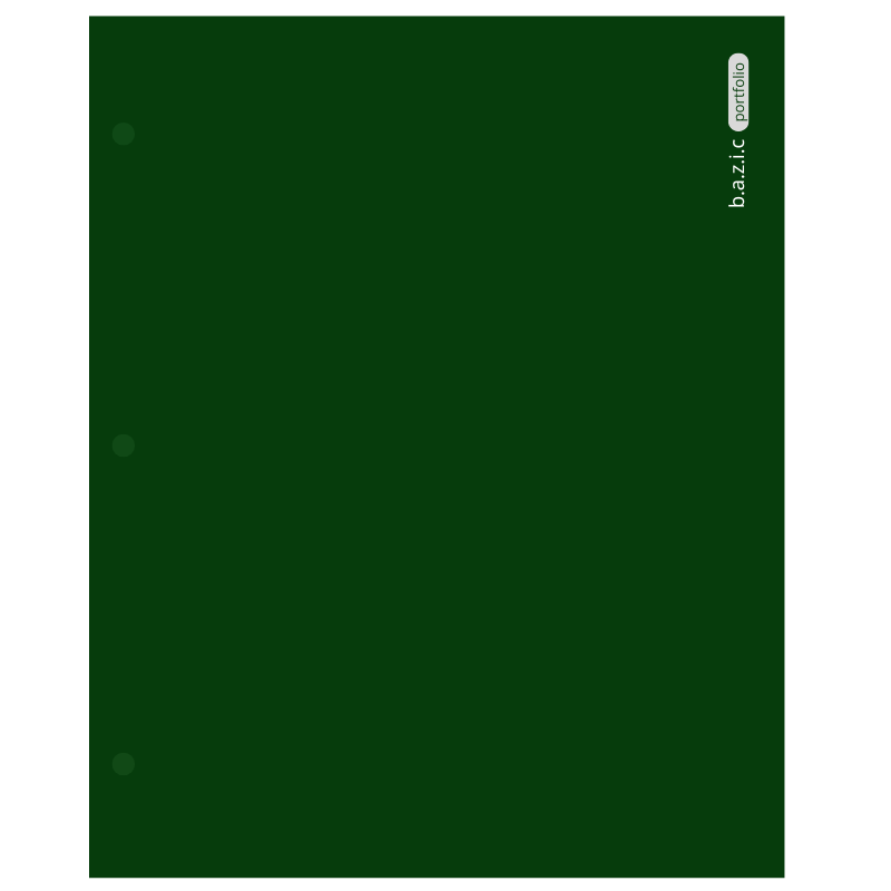 FOLDER CARTA COLORES BASICOS 2177 BAZIC MNK