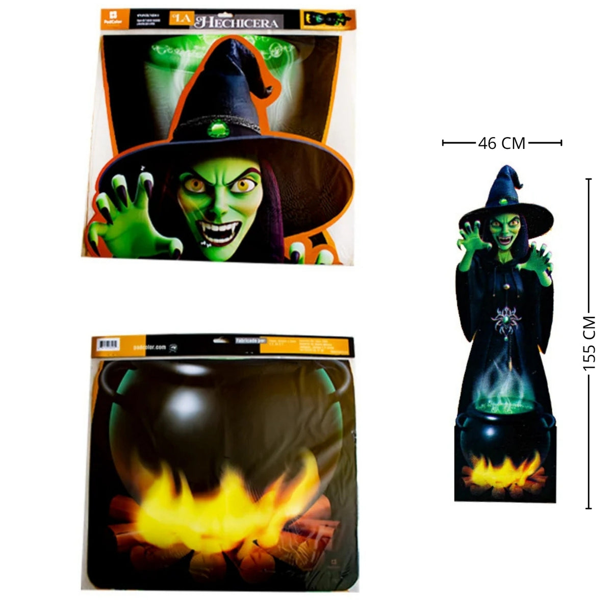 POSTER LA HECHICERA 46 X 155 3495-5 HALLOWEEN PADI