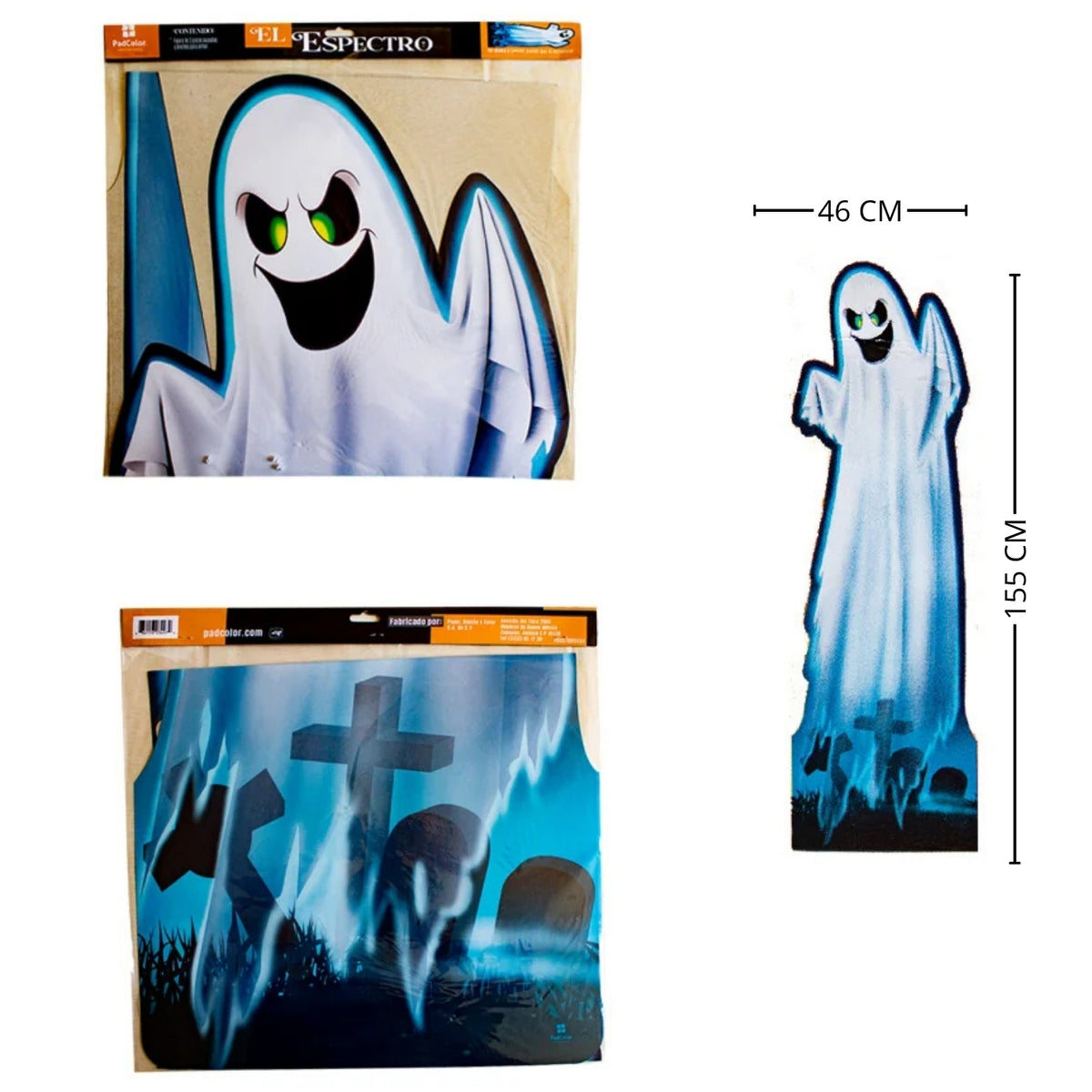 POSTER EL ESPECTRO 46 X 155 CM 3497-7 HALLOWEEN PADI