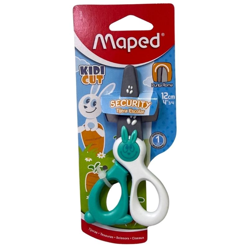 TIJERA ESCOLAR KIDI CUT 12 CM MAPED MNK