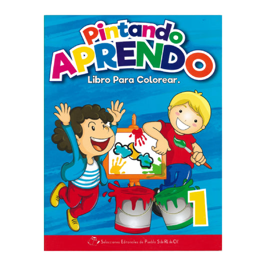 LIBRO ILUMINAR APRENDO PINTANDO EDITORIAL PUEBLA MNK