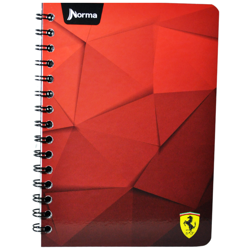 CUADERNO FRANCES DOBLE ARGOLLA  FERRARI 100 HJ RAYA NORMA MNK