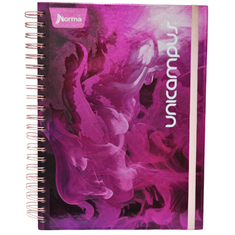 CUADERNO PROFESIONAL DOBLE ARGOLLA UNICAMPUS METALICO 160 HJ RAYA NORMA MNK