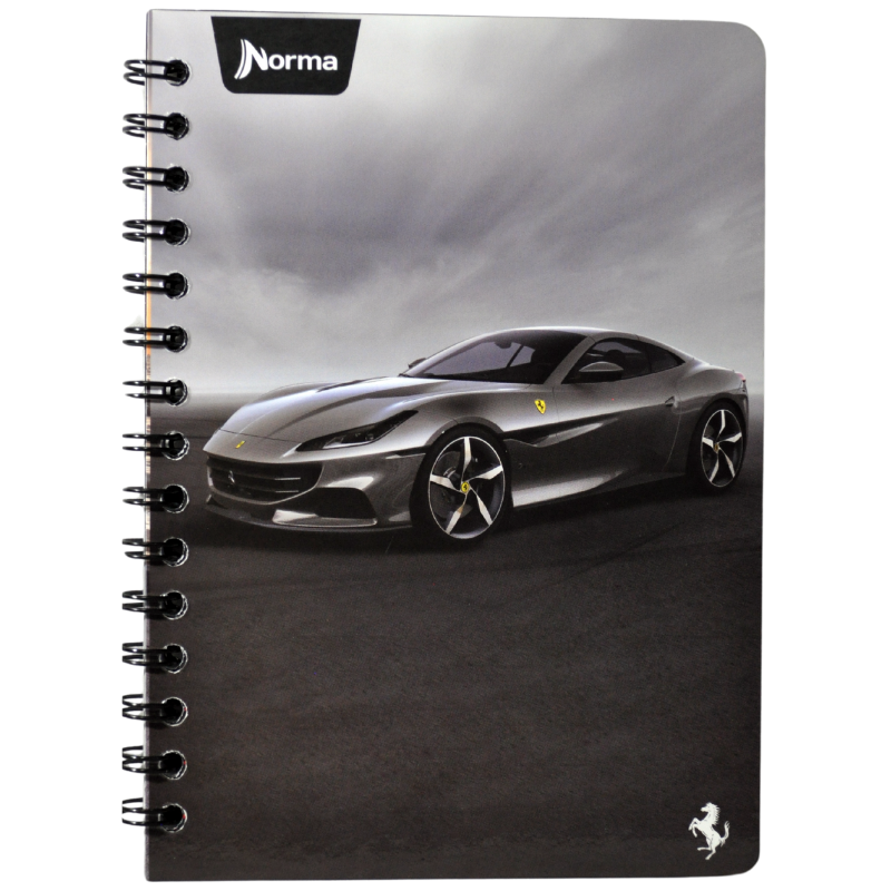 CUADERNO FRANCES DOBLE ARGOLLA  FERRARI 100 HJ RAYA NORMA MNK